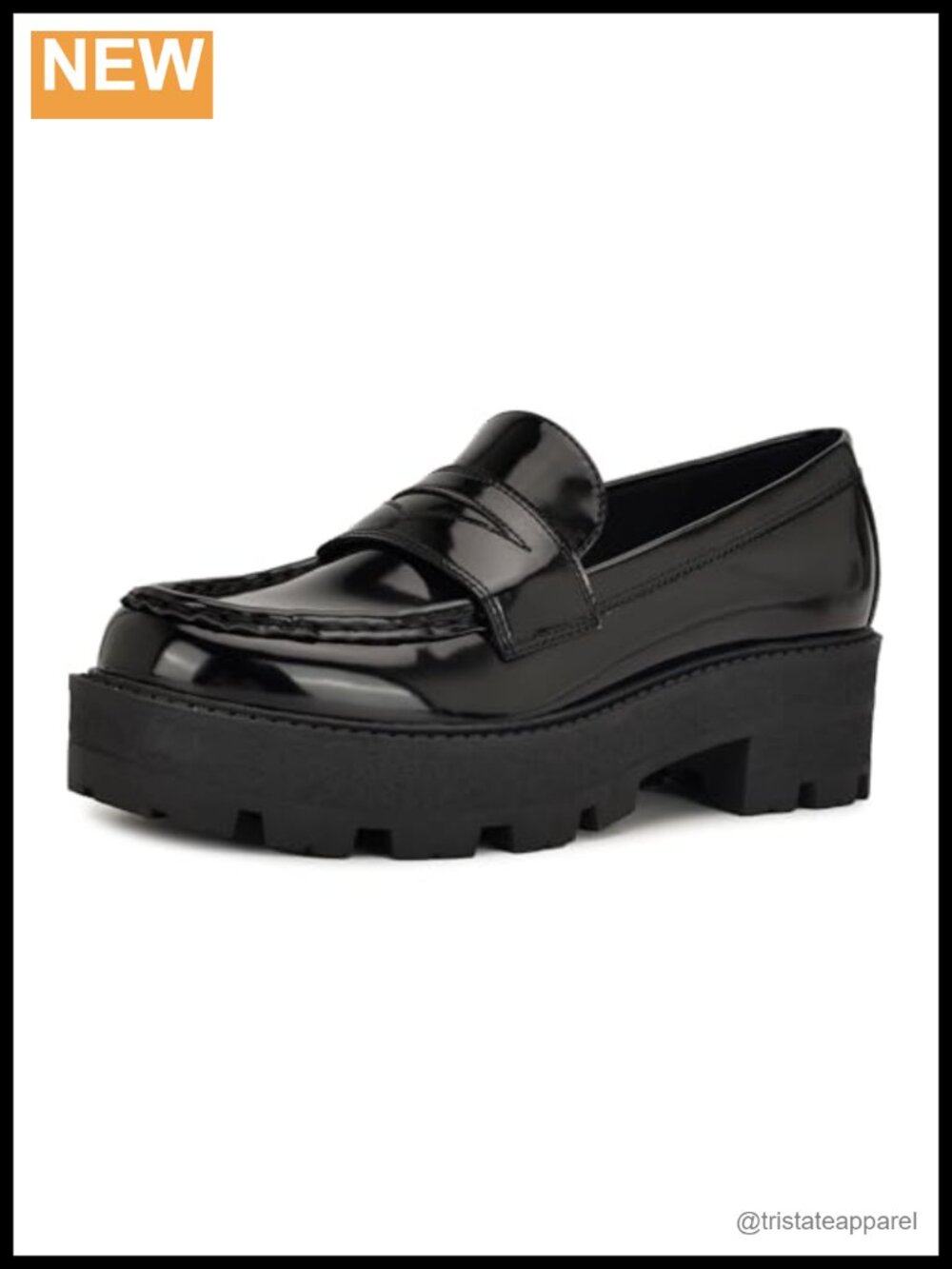 Nine West Keram Slip-On Loafers Polyurethane Upper Cushioned Footbed Casual